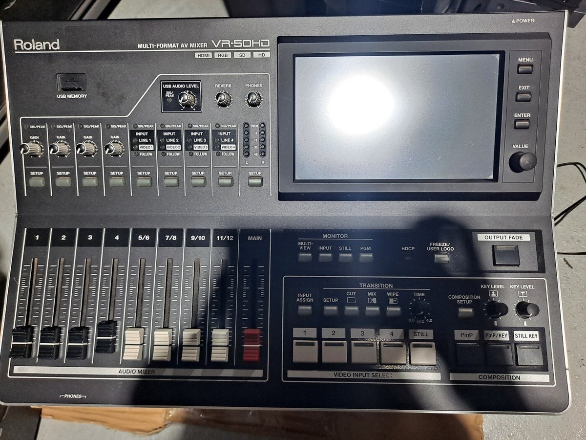 Roland VR-50HD - Multi-Format AV Mixer for sale online | eBay