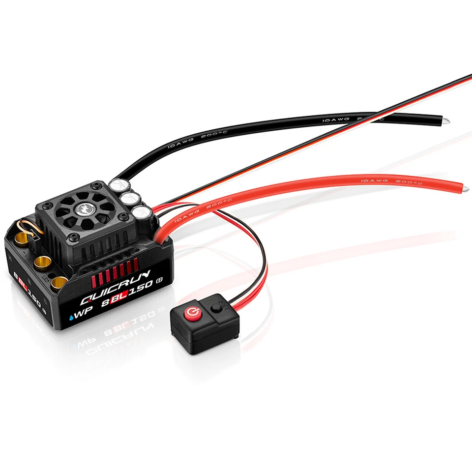 HOBBYWING QuicRun 150A 3-6S Brushless ESC 2000KV 2600KV Motor for 1/8 RC Car - Image 3 of 4