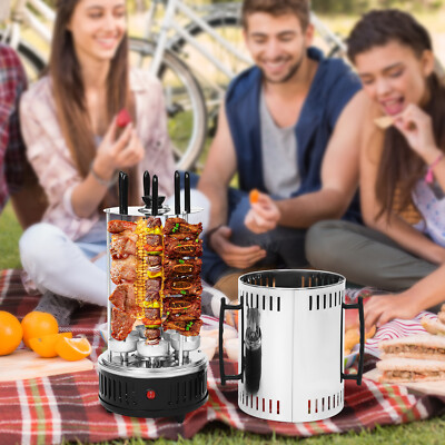 Vertikaler Elektrogrill Schaschlikgrill Tischgrill D?nergrill 6 Spie?e Kebab BBQ