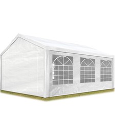 Tendone per feste 3x6 m, Gazebo PE 350 N, bianco