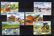 130+  TIMBRES WALT DISNEY   SERIE SIERRA LEONE