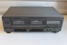 Fisher Stereo Double Cassette Deck Sequential Play With Synchro Dubbing CRW681