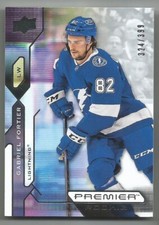 2021-22 Upper Deck Premier GABRIEL FORTIER RC #'d 324/399 Card #130 Tampa Bay