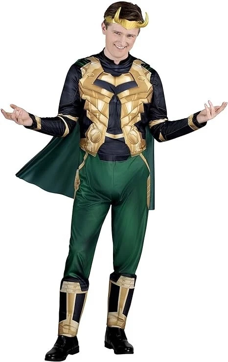 Disfraz MARVEL Jazwares Loki Adulto Varios Tamaños - Disfraz de Superhéroe Foto 4 de 4