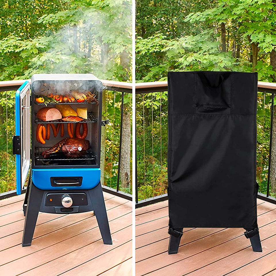 Electric Smoker Cover 30 Inch, Heavy Duty Waterproof Smoker Cover for