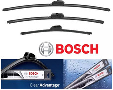 Set of 3 Bosch Wiper Blade Left + Right + Rear For 2018-2024  Alfa Romeo Stelvio