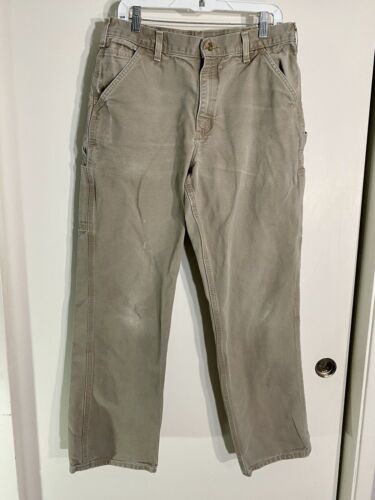 Carhartt B11 Pants Mens 34x32 DES Carpenter Dunga… - image 1