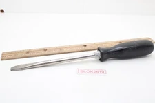 Snap-on SSD6 1/4" 6" Shaft Flat/Slotted Screwdriver Black Hard Handle USA