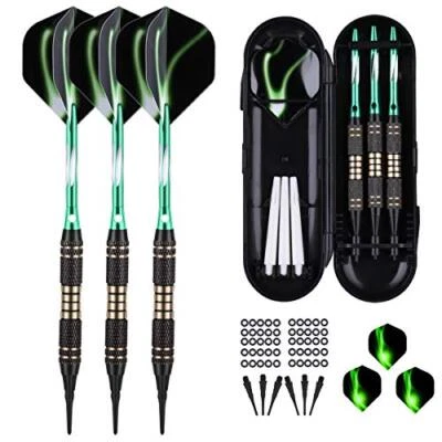 SANFENG Soft tip Darts Set 18 Gram - Professional Darts Plastic Tip Assorted Colors