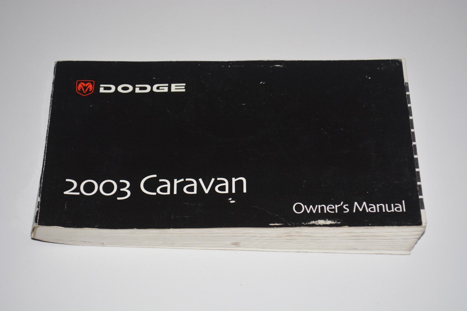 2003 DODGE GRAND CARAVAN OWNERS MANUAL visual data 4