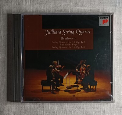Juilliard String Quartet - Beethoven String Quartets Nos. 13 & 16 CD BRAND NEW