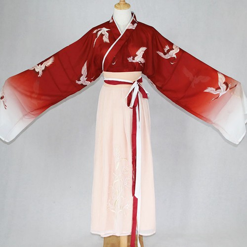 Fairy Abbigliamento Cinese Hanfu Abito Antico Top Gonna Cosplay Costume  Ttang | eBay