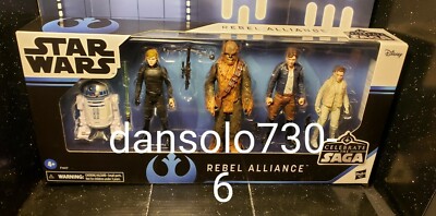 Star Wars Celebrate The Saga Rebel Alliance 5 Pack 3.75 