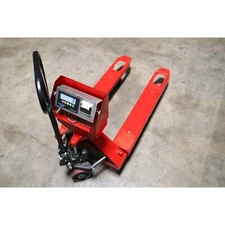 SellEton Industrial Pallet Jack Scale with Built-in Printer l 5000 lb Capacity