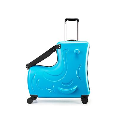 AOWEILA Hardside Ride on Kids Luggage with Spinner Wheels for