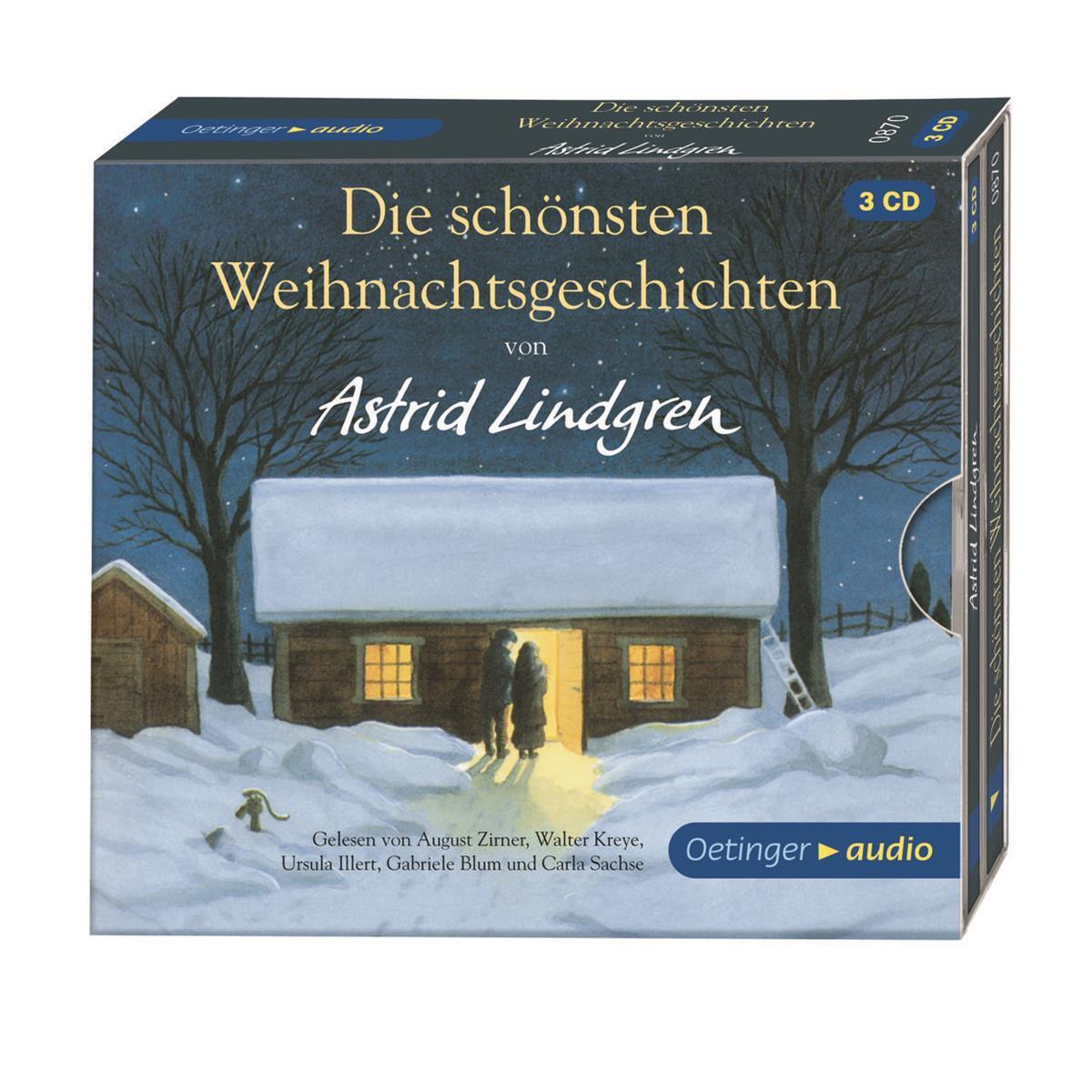 Thumbnail - Die Schönsten Weihnachtsgeschichten (3 Cds) | Astrid Lindgreen