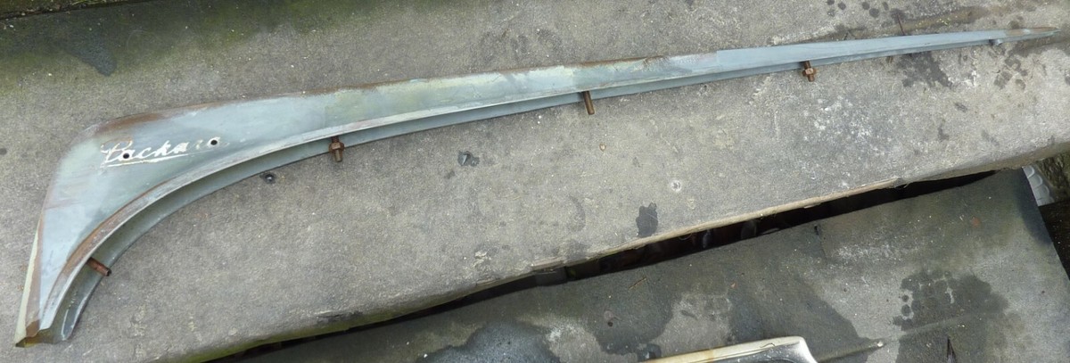 1951 51 1952 52 Packard Convertible Rear Quarter Panel Upper Trim