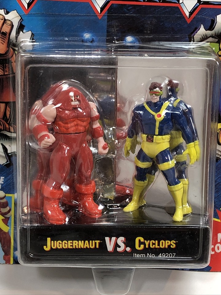 5 NEW X Men Steel Mutants Carded Figures Toy Biz Juggernaut