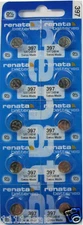 397 Battery SR726SW Renata Batteries x 10