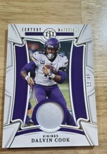 2022 Panini National Treasures - Century Materials Dalvin Cook #CEN-DCO Gold /49