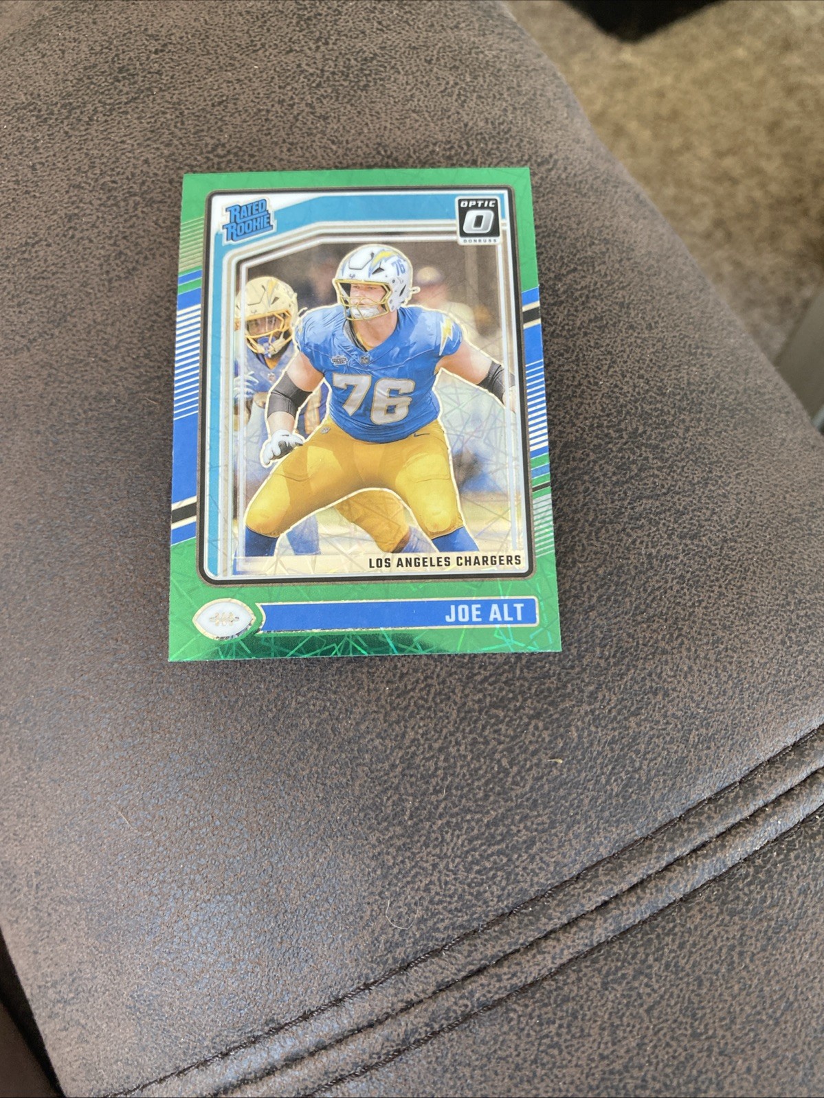 2024 Panini Donruss Optic - Rated Rookie Joe Alt #254 Green Hyper Prizm (RC)