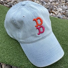 Red Sox X Dunkin - 3D Puff embroidered Denim Hat  - Custom Made To Order