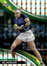 2025 Topps Chrome #112 Anna Blinkova Geometric Refractor