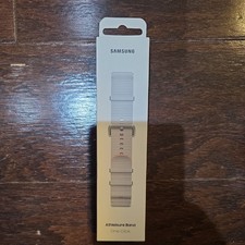New/Sealed Samsung Galaxy Watch7 Athleisure Band, Silver  20mm, M/L 