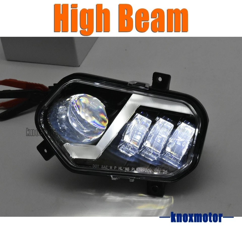LED Headlight Assembly Hi/Low DRL For Polaris Ranger RZR Scrambler 570 800 900D - Bild 3 von 4