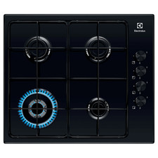 Electrolux Plaque de cuisson Gaz Série 300 Slim side control 60 cm EGS6414K