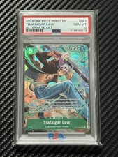 PSA 10 Trafalgar Law 047 PRB01 Alternate Art 2024 ONE PIECE Gem Mint 10 