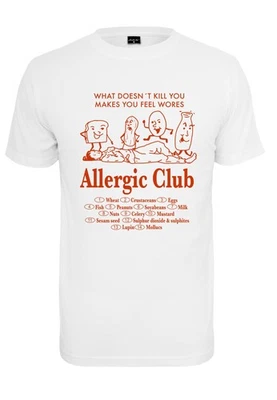 Mister Tee Allergic Club Tee T-Shirt Men Top Cotton Allergy Jersey - Image 1 of 2