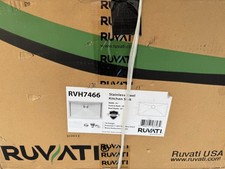 Ruvati 35-inch Undermount 16 Ga Rounded Corners Large Kitchen Sink RVH7466 new