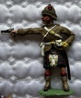 3 Vintage Scottish Hand Painted Soldiers Metal  54mm EUC Maker/Artist Unknown — photo 9