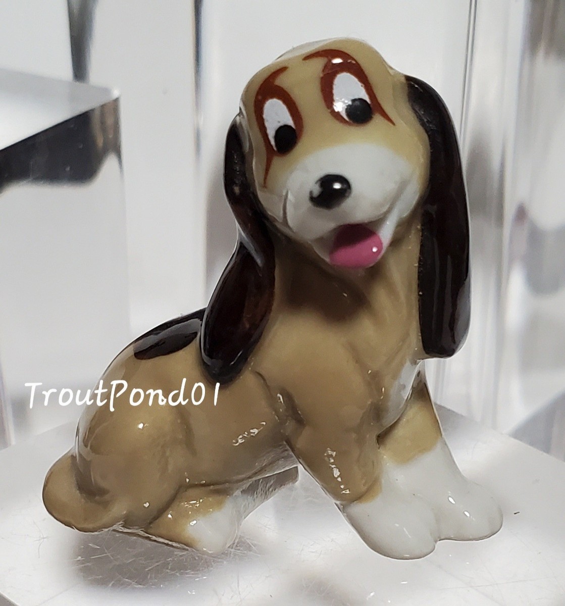 Wade Whimsies Copper Dog Figurine Disney Hat Box Series Fox and