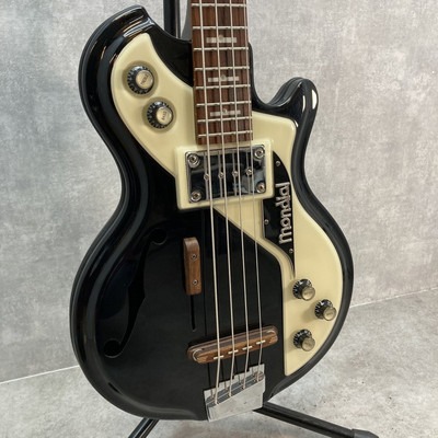 Italia Guitars Mondial Classic Bass Used Agathis Body Black w/Soft