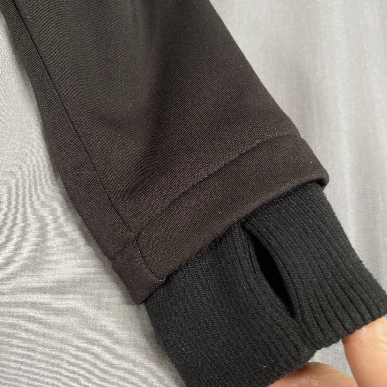 Fabletics Bray Moto Jacket Size Medium Black Faux… - image 14