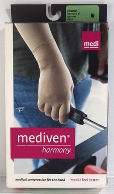 Mediven Harmony Lymphedema Compression SAND GAUNTLET 20-30 mmHg Size 7 - 2Y90807