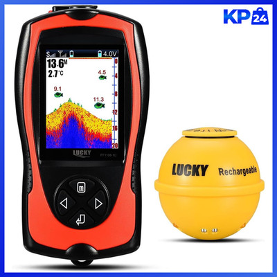 Fischfinder tragbar mit LCD Bildschirm und Sonarsensor für Angeln