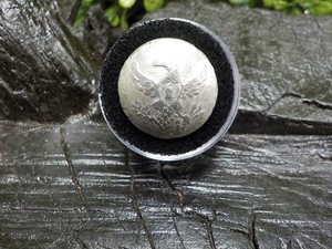 Civil War Style Infantry One Piece Coat Button Free Button Case