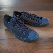 CONVERSE Chuck Taylor All Star Shoes Unisex M10/W12 Black Low Top Monochrome