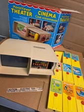 ESTATE 45R - 1977 Fisher Price Movie Viewer Cinema Theater with 9 Movies Box