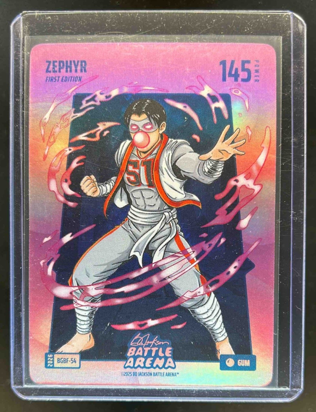 2026 Bo Jackson Battle Arena Griffey Zephyr Bubble Gum Battlefoil SP #BGBF-54