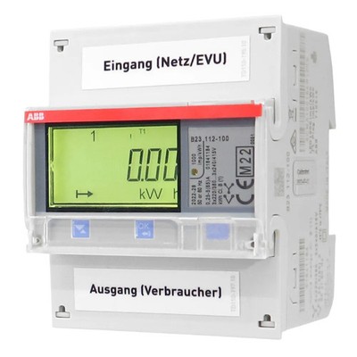 ABB B23112-100 Smartmeter Zweirichtung Drehstromzähler Modbus RS485 Hutschiene