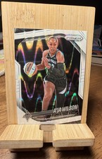 2025 Panini Prizm WNBA - A'ja Wilson #76 White Seismic Prizm