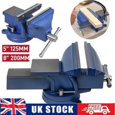5/8 Inch Heavy Duty Work Bench Vice Engineer Jaw Swivel Base Workshop Vise Clamp
