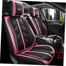 Car Seat Covers Full Set Leather Seat Covers For Cars 5 Without Pillows Pink
