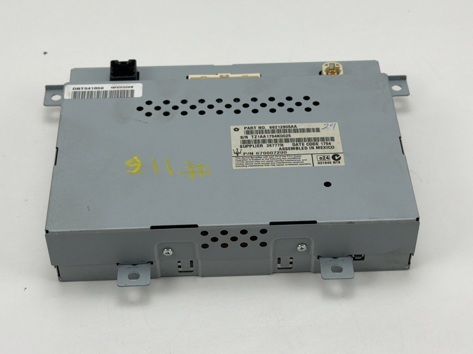 Maserati Ghibli 2014-2016 Head unit P/N 670007290