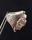 Massive Vintage Sterling Silver 925 Handmade Bali Turquoise Coral Ring Size 8.75 — photo 9