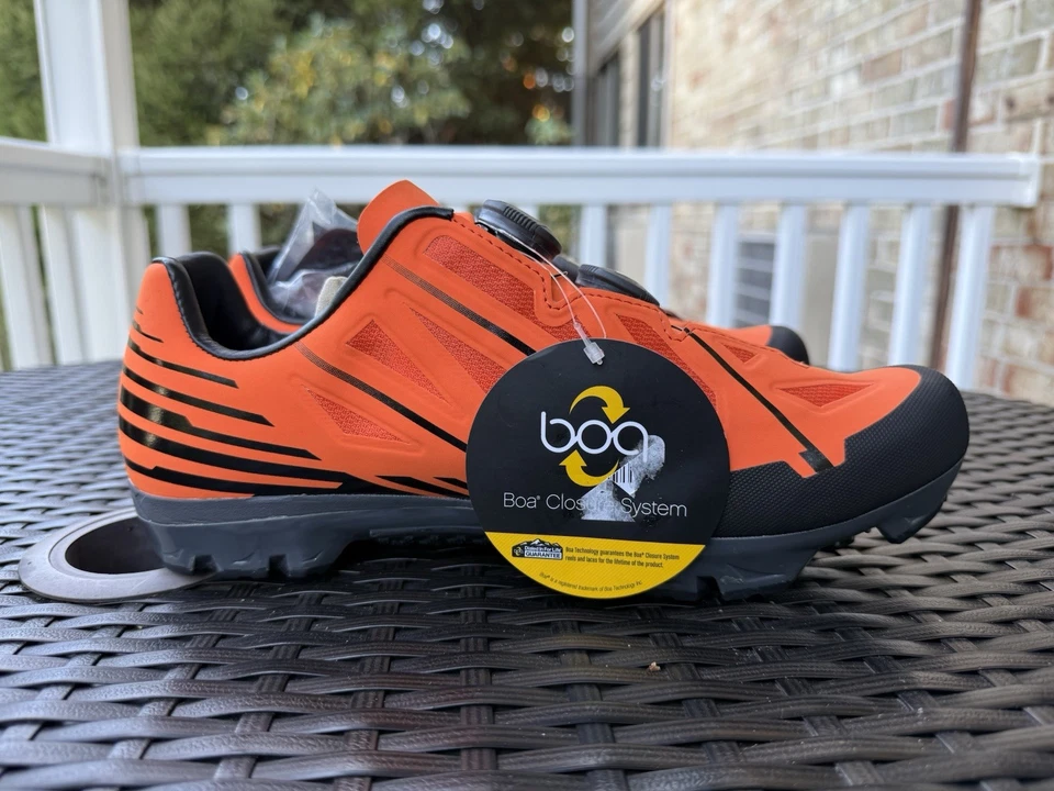 Zapatos de ciclismo de montaña PEARL iZUMi para hombre X-PROJECT PRO naranja talla EUR 42,5 US 9 Foto 3 de 4